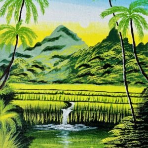 Verdant Whisper – Acrylic Landscape Painting
