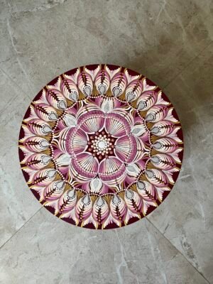 Lotus Radiance Mandala Art Piece